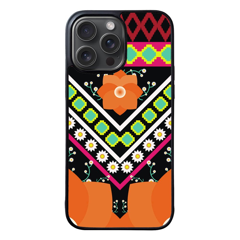 Geometric Flower FLF0531 iPhone 15 Pro Max Case