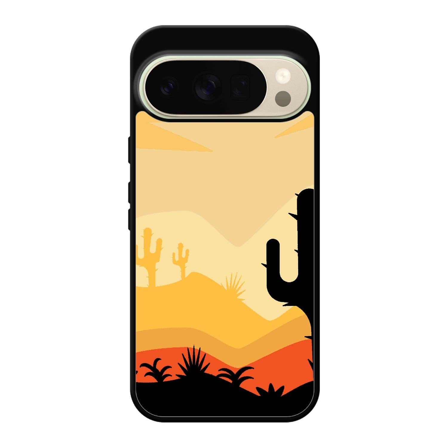Desert Black Cactus FLF0550 Google Pixel 10 Pro Case