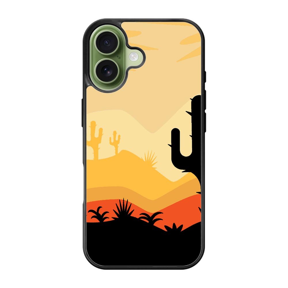 Desert Black Cactus FLF0550 iPhone 17 Case