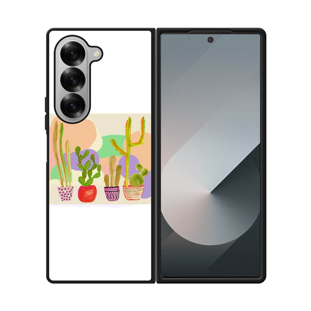 Cactus Watercolors FLF0554 Samsung Galaxy Z Fold 7 5G Case
