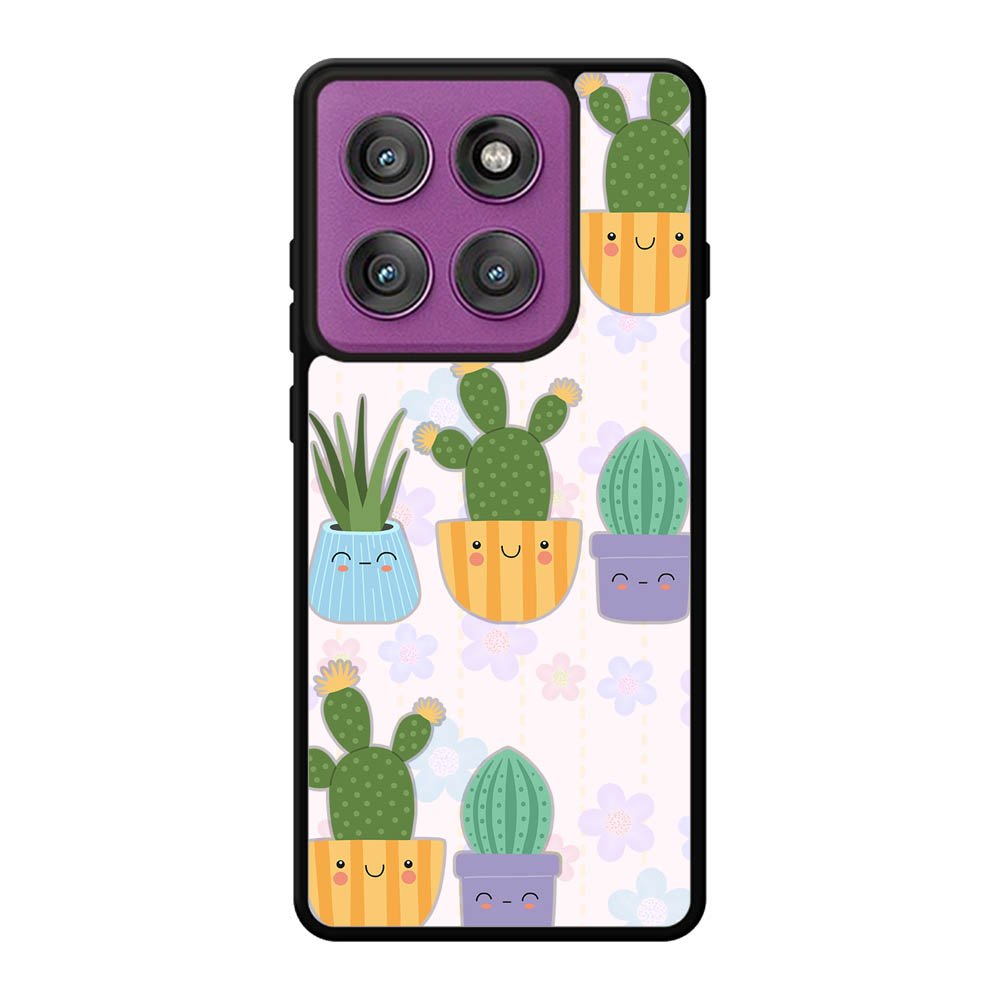 Cactus Cute in Pot FLF0563 Motorola Moto Edge 60 Pro Case