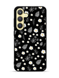 Floral Flower Black White Samsung Galaxy S24 FE 5G Case OV11088