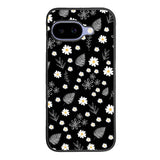 Floral Flower Black White Google Pixel 10A Case QC11088