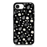 Floral Flower Black White iPhone 16e Case OV11088