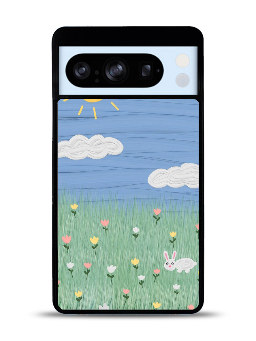 Summer Rabbit and Flower Google Pixel 8 Pro Case QC11048