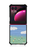 Summer Rabbit and Flower Motorola Moto Razr Plus 2023 , Moto Razr+ 2023 Case OV11048