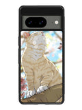 Cat and Butterfly Cartoon Google Pixel 8A Case QC11191