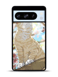 Cat and Butterfly Cartoon Google Pixel 8 Pro Case QC11191