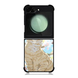 Cat and Butterfly Cartoon Samsung Galaxy Z Flip 6 5G 2024 Case OV11191