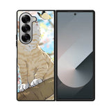 Cat and Butterfly Cartoon Samsung Galaxy Z Fold 7 5G Case OV11191