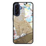 Cat and Butterfly Cartoon Samsung Galaxy A17 Case OV11191
