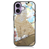 Cat and Butterfly Cartoon iPhone 17 Case OV11191