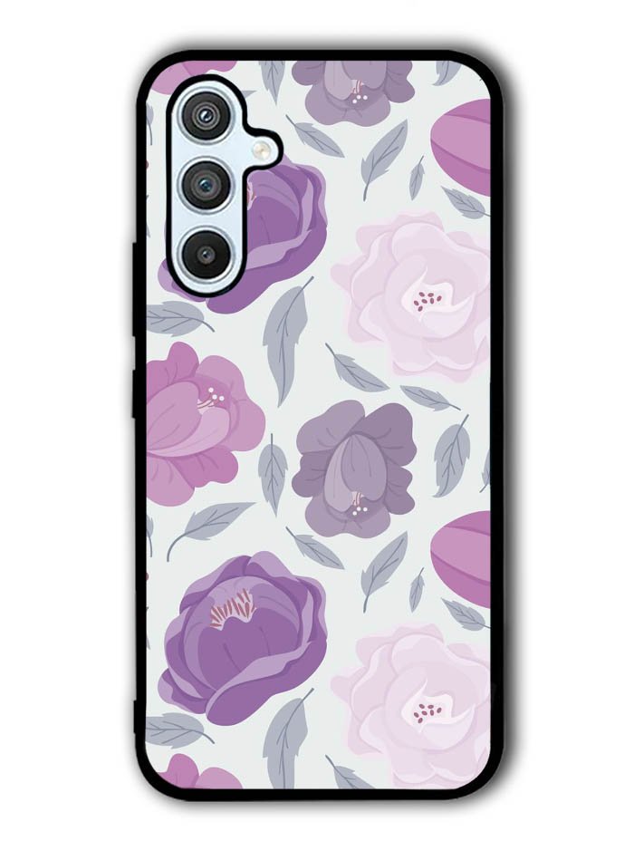 Floral Flower Purple Samsung Galaxy A14 5G Case QC11089