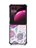 Floral Flower Purple Motorola Moto Razr Plus 2023 , Moto Razr+ 2023 Case OV11089