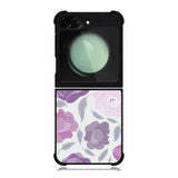 Floral Flower Purple Samsung Galaxy Z Flip 6 5G 2024 Case OV11089