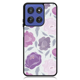 Floral Flower Purple Motorola Moto G Stylus 5G 2025 Case OV11089