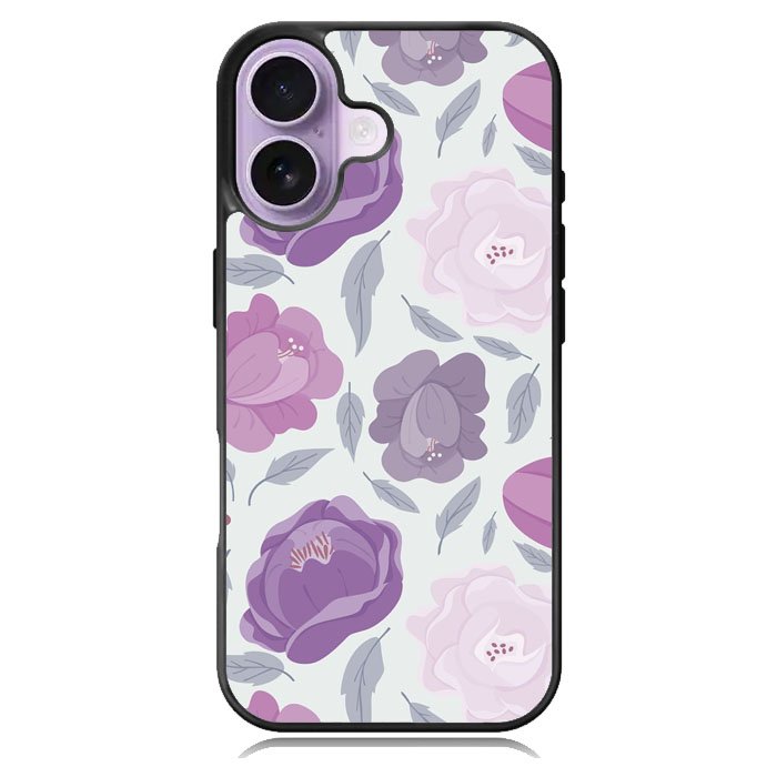 Floral Flower Purple iPhone 17 Case OV11089