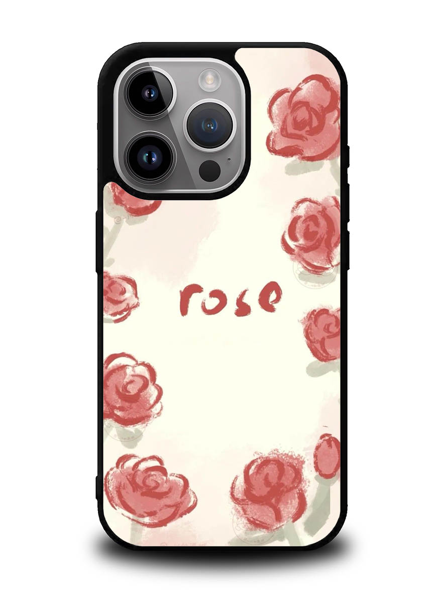 Rose Aesthetic Painting iPhone 16 Pro Max Case QC11015