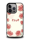 Rose Aesthetic Painting iPhone 16 Pro Max Case QC11015