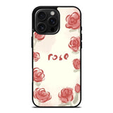 Rose Aesthetic Painting iPhone 16 Pro Case OV11015