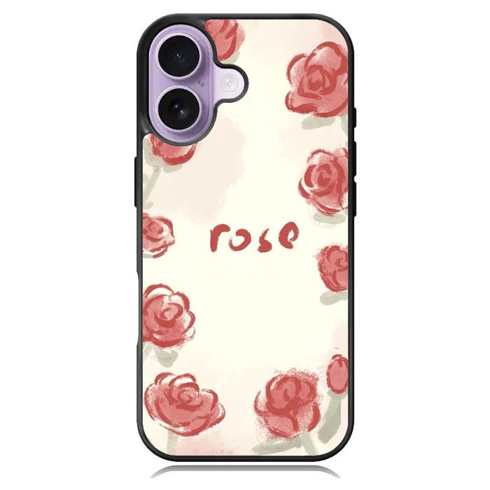 Rose Aesthetic Painting iPhone 17 Case OV11015