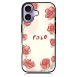 Rose Aesthetic Painting iPhone 17 Case OV11015