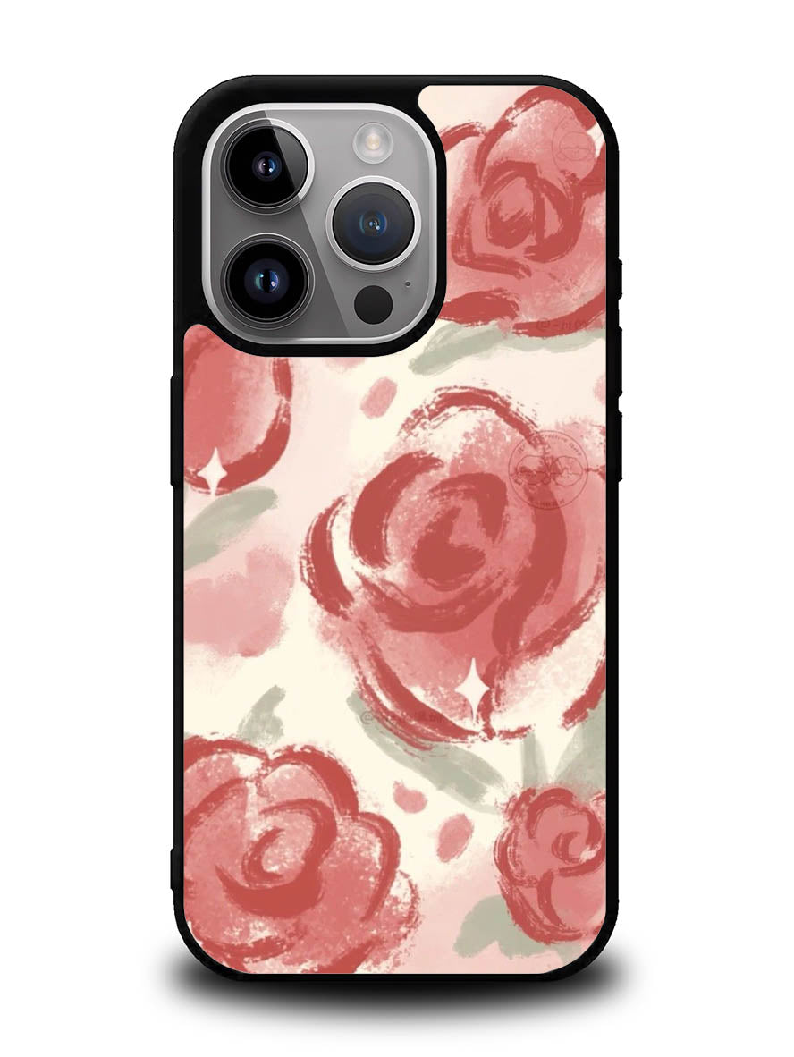 Rose Painting iPhone 16 Pro Max Case OV11016
