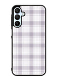 Grid Line Aesthetic Soft Purple Samsung Galaxy A15 5G Case OV11103