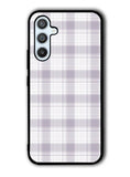Grid Line Aesthetic Soft Purple Samsung Galaxy A14 5G Case QC11103