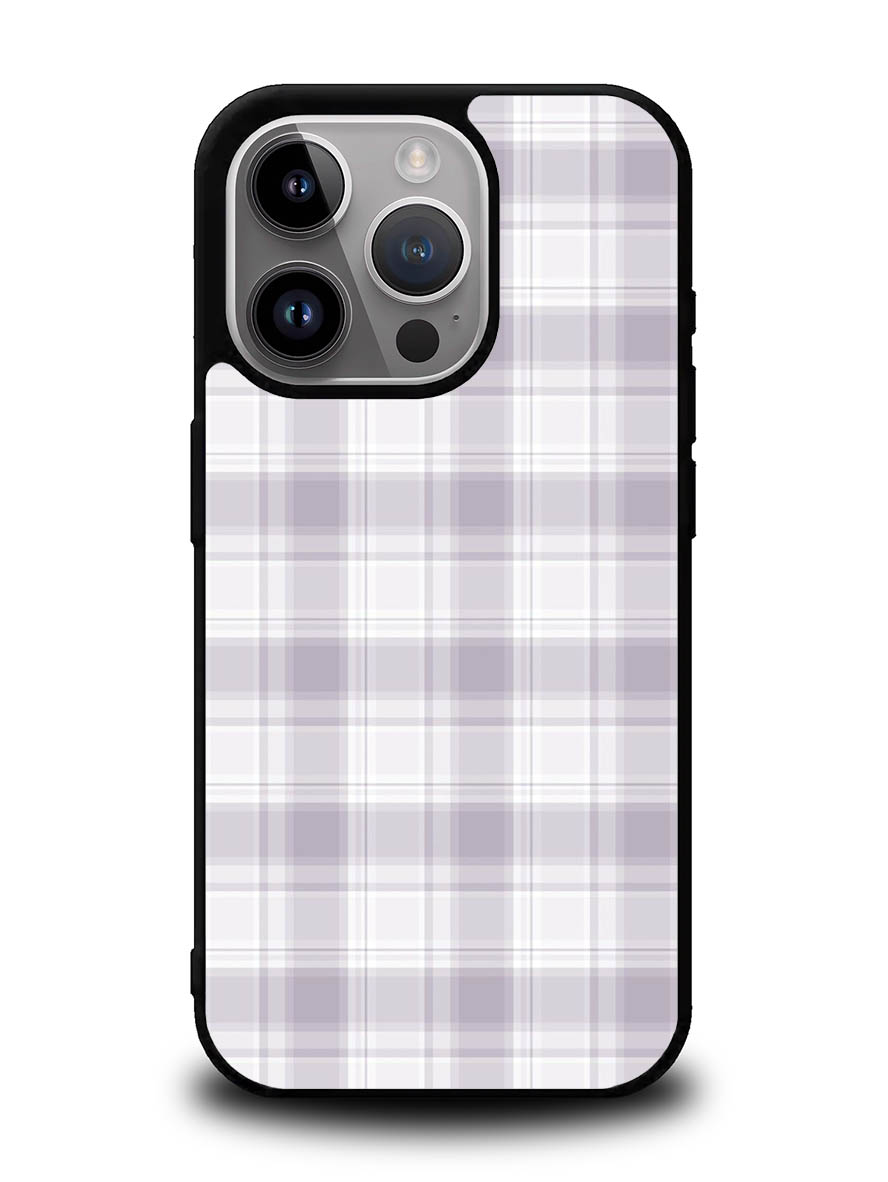 Grid Line Aesthetic Soft Purple iPhone 16 Pro Max Case QC11103