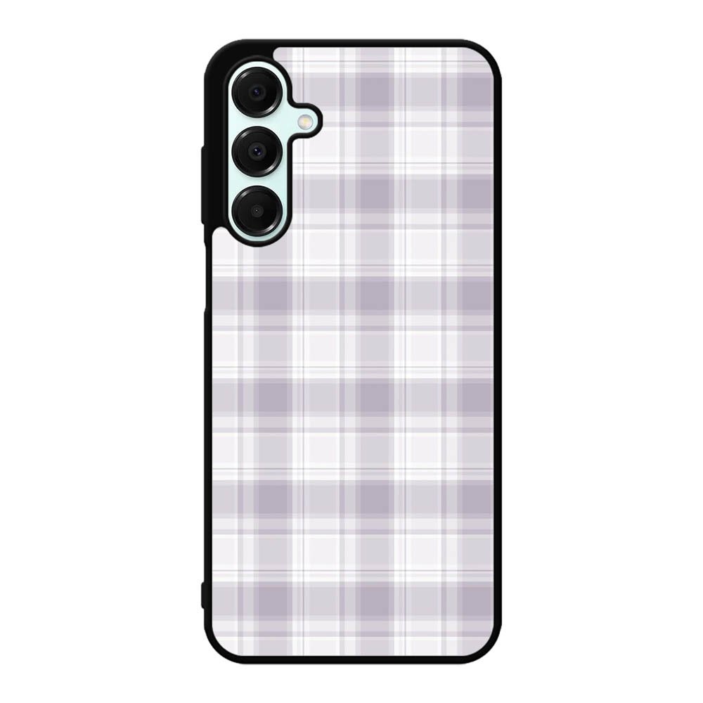 Grid Line Aesthetic Soft Purple Samsung Galaxy A16 Case OV11103