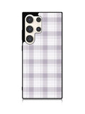 Grid Line Aesthetic Soft Purple Samsung Galaxy S23 Ultra 5G Case QC11103