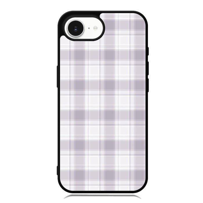 Grid Line Aesthetic Soft Purple iPhone 16e Case OV11103