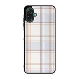 Grid Aesthetic Soft Brown Samsung Galaxy A07 Case OV11102