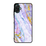 Marble Purple Gold Soft Samsung Galaxy A07 Case QC10965