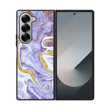 Beautifull Marble Purple and Gold Samsung Galaxy Z Fold 7 5G Case OV11157