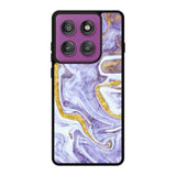 Beautifull Marble Purple and Gold Motorola Moto Edge 60 Pro Case OV11157