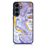 Beautifull Marble Purple and Gold Samsung Galaxy S25 FE Case OV11157