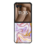 Preety Marble Combine Motorola Moto RAZR Plus 2025 Case OV11008