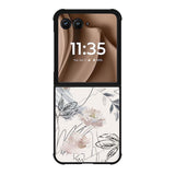 Aesthetic Floral Flower Motorola Moto RAZR Plus 2025 Case OV11137