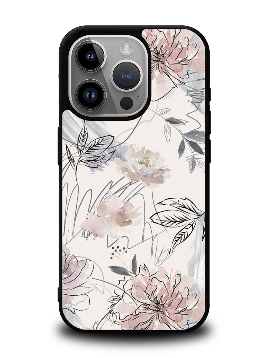 Aesthetic Floral Flower iPhone 16 Pro Max Case QC11137