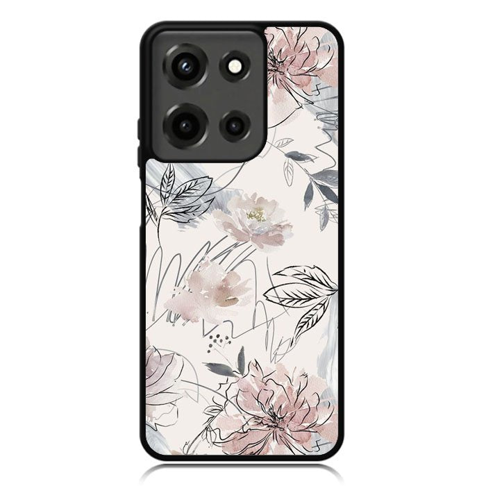 Aesthetic Floral Flower Motorola Moto G 5G 2025 Case OV11137