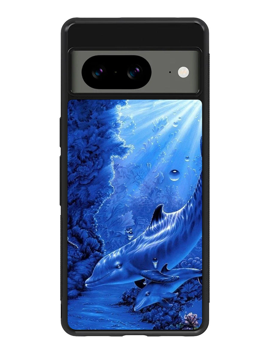 Dolphine in the Sea Google Pixel 8 Case QC11063