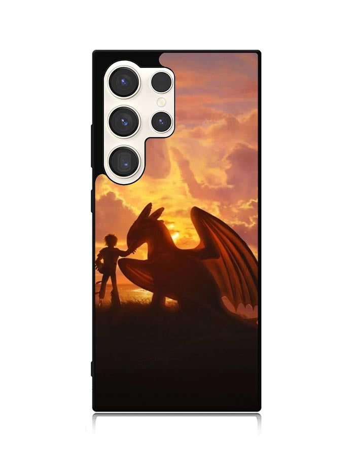 Hiccup and Toothless Samsung Galaxy S23 Ultra 5G Case QC11111