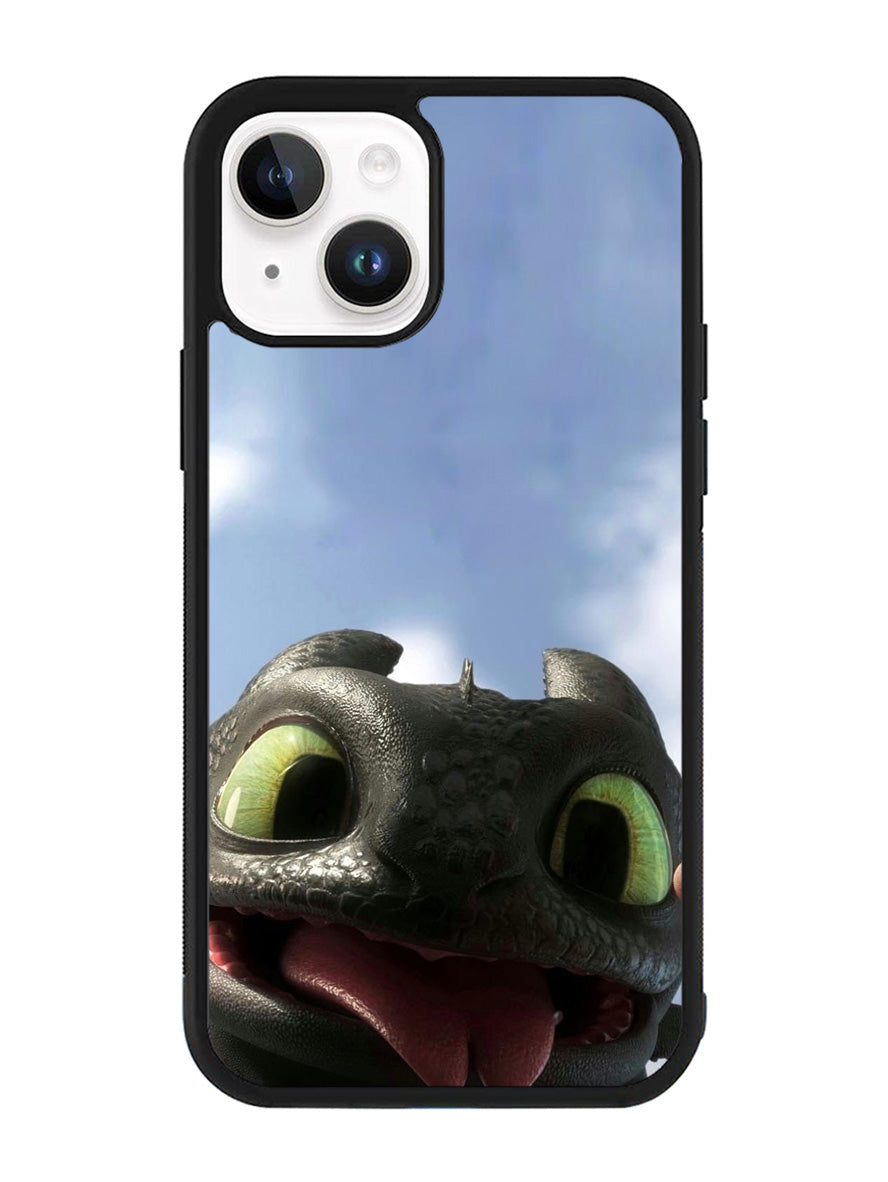 Crazy Face Toothless iPhone 14 Plus Case QC11059
