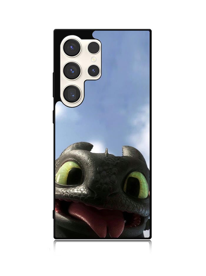 Crazy Face Toothless Samsung Galaxy S25 Ultra 5G Case QC11059