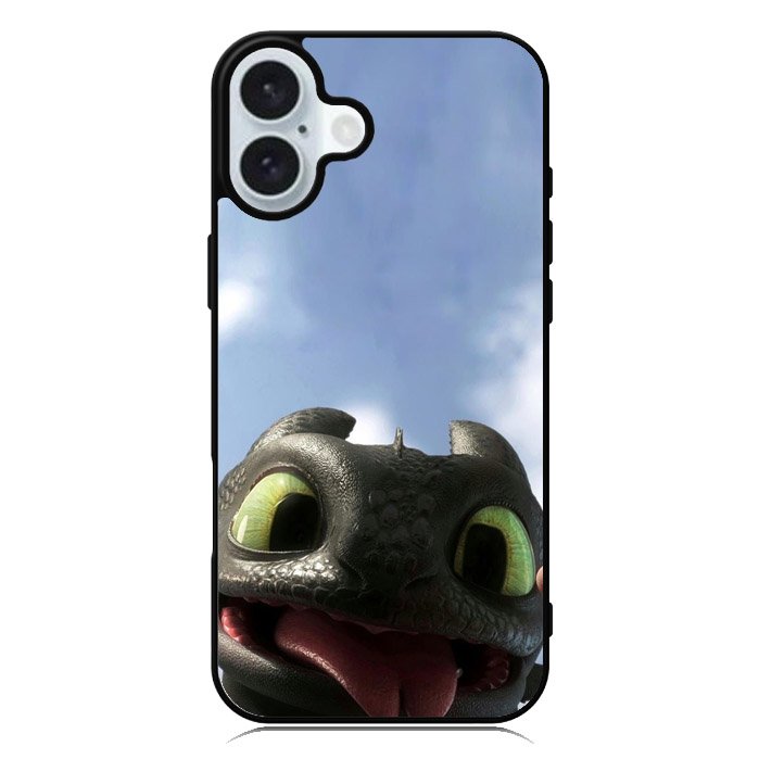 Crazy Face Toothless iPhone 16 Case QC11059