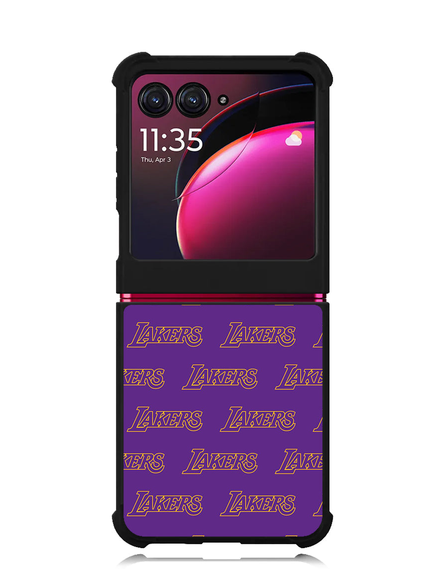 Lakers Pattern LA Motorola Moto Razr Plus 2023 , Moto Razr+ 2023 Case OV10887