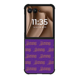 Lakers Pattern LA Motorola Moto RAZR Plus 2025 Case OV10887
