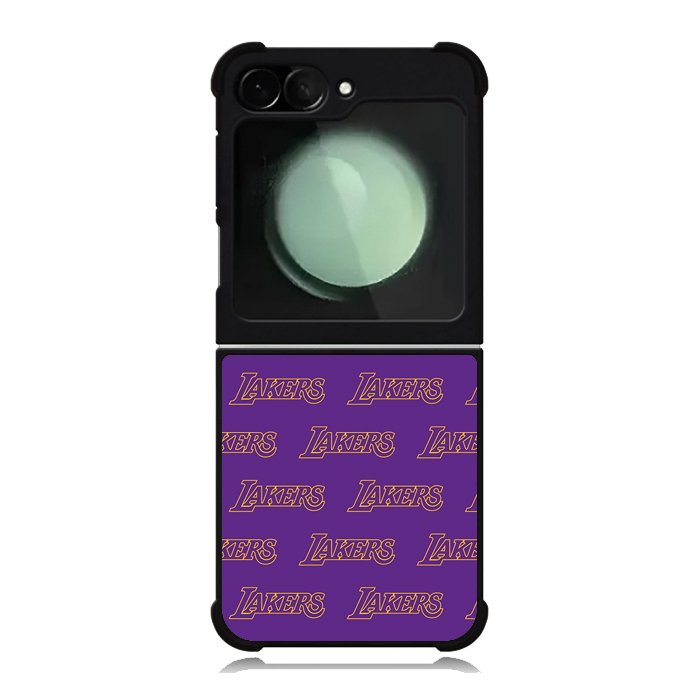Lakers Pattern LA Samsung Galaxy Z Flip 6 5G 2024 Case OV10887